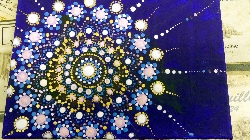 Maľovanie bodkami - mandala